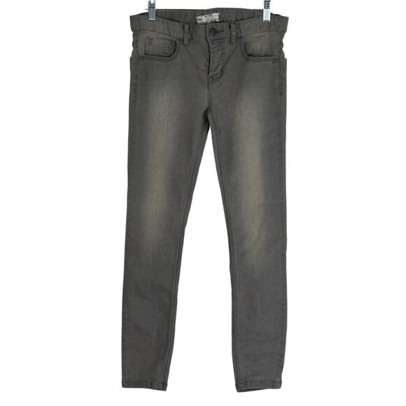 Free People Denim - Free People Women Skinny Jeans Womens 28 Gray Faded Mid Rise Y2K Streetwear